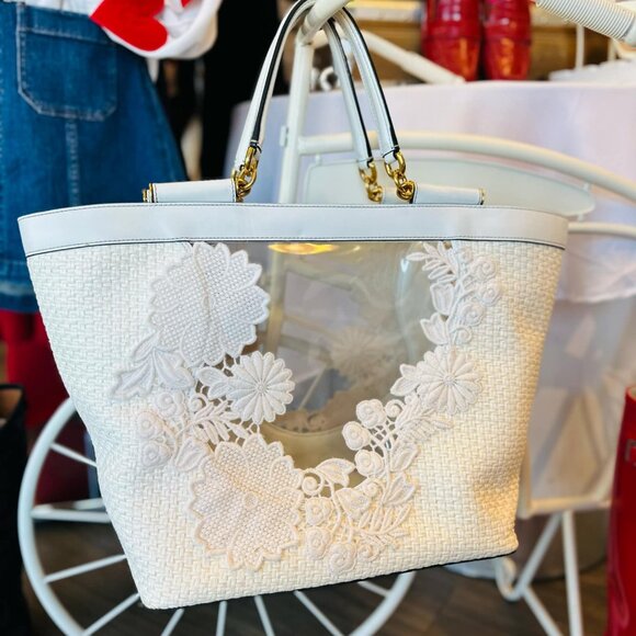Dolce & Gabbana Sicily Lace Tote - Picture 1 of 16